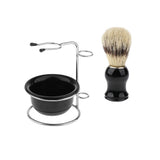 Maxbell Men Beard Face Hair Remover Shaving Brush Shave Holder Stand Bowl Set Kit