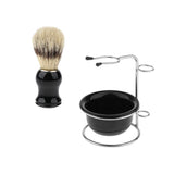 Maxbell Men Beard Face Hair Remover Shaving Brush Shave Holder Stand Bowl Set Kit