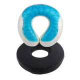 Maxbell Seat Hemorrhoid Coccyx Tailbone Cushion Gel Memory Foam Cooling Pillow Set