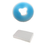 Maxbell Gel Face Cradle Cushion Pillow + 10 Disposable Sheets Pads for Massage Table