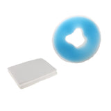 Maxbell Gel Face Cradle Cushion Pillow + 10 Disposable Sheets Pads for Massage Table