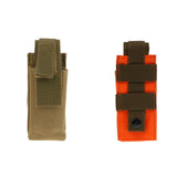 Maxbell 2pcs Outdoor Tactical Tourniquet Pouch with  Shears Slot Orange Khaki