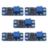 Maxbell 5Pcs   2A DC-DC Booster Step Up Power Supply Module 2V-24V to 5V-28V