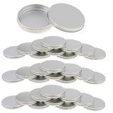 Maxbell 30PCS Aluminum Empty Tin Jars Screw Lids Can Pots Cream Lip Balm Containers