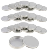 Maxbell 30PCS Aluminum Empty Tin Jars Screw Lids Can Pots Cream Lip Balm Containers