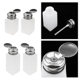 Maxbell 4x Nail Polish Remover Pump Dispenser Press Bottle Empty Container 200,250ml
