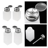 Maxbell 4x Nail Polish Remover Pump Dispenser Press Bottle Empty Container 200,250ml