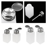 Maxbell 4x Nail Polish Remover Pump Dispenser Press Bottle Empty Container 200,250ml