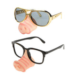 Maxbell 2/pack Novelty Pig Nose Sunglasses Funny Piggy Snout Fancy Dress Party Props