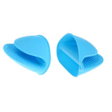 Maxbell 2 Pieces Silicone Hot Pot Holder Oven Grip Pinch Mitts Finger Tab Protector