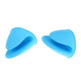 Maxbell 2 Pieces Silicone Hot Pot Holder Oven Grip Pinch Mitts Finger Tab Protector