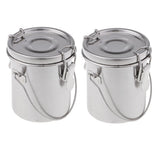 Maxbell 2 Pack Artist Portable Paint Brush Washer Stainless Steel Brush Cleaner