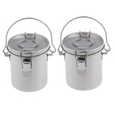 Maxbell 2 Pack Artist Portable Paint Brush Washer Stainless Steel Brush Cleaner