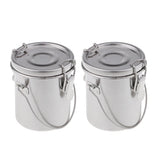 Maxbell 2 Pack Artist Portable Paint Brush Washer Stainless Steel Brush Cleaner