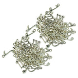 Maxbell 80 Pieces Tibetan Silver Mixed Musical Note Symbol DIY Charms Pendants