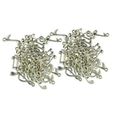 Maxbell 80 Pieces Tibetan Silver Mixed Musical Note Symbol DIY Charms Pendants