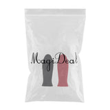 Maxbell 2pcs Silicone Pot Pan Handle Saucepan Holder Sleeve Slip Cover - Red & Black