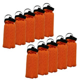 Maxbell 10 Pieces Cylinder Floating Keyring for Marine Boat Yacht Sailing Orange