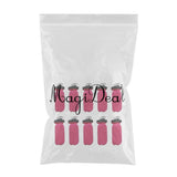 Maxbell 10 Pieces Cylinder Floating Keyring for Marine Boat Yacht Sailing Rosy
