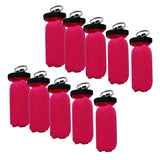Maxbell 10 Pieces Cylinder Floating Keyring for Marine Boat Yacht Sailing Rosy