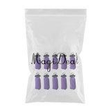 Maxbell 10 Pieces Cylinder Floating Keyring for Marine Boat Yacht Sailing Purple