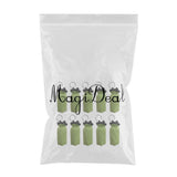 Maxbell 10 Pieces Cylinder Floating Keyring for Marine Boat Yacht Sailing Green