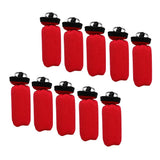 Maxbell 10 Pieces Cylinder Floating Keyring for Marine Boat Yacht Sailing Red