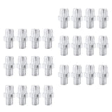 Maxbell 24Pcs Aluminum Bike Brake Handle Adjustment Screws Bike Accessories Silver