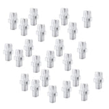 Maxbell 24Pcs Aluminum Bike Brake Handle Adjustment Screws Bike Accessories Silver