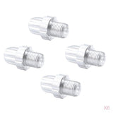 Maxbell 24Pcs Aluminum Bike Brake Handle Adjustment Screws Bike Accessories Silver