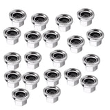 Maxbell 20x Track Nuts Bicycle Wheel BMX Fixie Axle Vintage Old School for Rear Hub