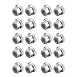 Maxbell 20x Track Nuts Bicycle Wheel BMX Fixie Axle Vintage Old School for Rear Hub