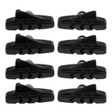 Maxbell 8pc Bicycle Road Racer Bike Brake Braking Rubber Black Pads / Blocks / Shoes