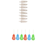 Maxbell 100Pcs Mixed Cross Stitch Needle threading Device Sewing Supplies Accessory