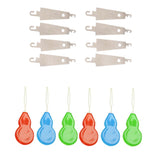 Maxbell 100Pcs Mixed Cross Stitch Needle threading Device Sewing Supplies Accessory