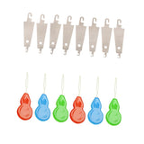 Maxbell 100Pcs Mixed Cross Stitch Needle threading Device Sewing Supplies Accessory