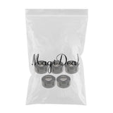 Maxbell 5Pcs Black ER25UM Collet Clamping Nut for CNC Milling Chuck Holder Lathe