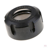 Maxbell 5Pcs Black ER25UM Collet Clamping Nut for CNC Milling Chuck Holder Lathe