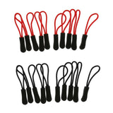Maxbell 20pcs Zipper Pulls Replacement Zip Cord Puller Slider For Jacket Backpack