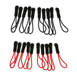 Maxbell 20pcs Zipper Pulls Replacement Zip Cord Puller Slider For Jacket Backpack