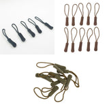 Maxbell 30Pcs/lot Non-slip Zipper Pull Cord Zip Puller Zip Fastener Replacements