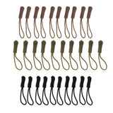 Maxbell 30Pcs/lot Non-slip Zipper Pull Cord Zip Puller Zip Fastener Replacements