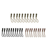 Maxbell 30Pcs/lot Non-slip Zipper Pull Cord Zip Puller Zip Fastener Replacements