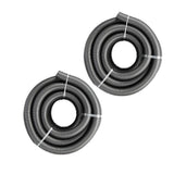 Maxbell 2 pcs Universal Plastic Vacuum Hose Spiral Corrugated Pipe 28mm Inner Dia.