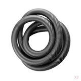 Maxbell 2 pcs Universal Plastic Vacuum Hose Spiral Corrugated Pipe 28mm Inner Dia.