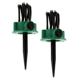 Maxbell 2pcs Garden Lawn Sprinkler Grass Garden Water Conserving Lawn Sprayer