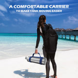 Maxbell 2pcs Scuba Diving Dive Adjustable Tank Cylinder Carrier Holder Strap Webbing