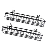 Maxbell 2 Pieces Wall Mounted Storage Basket Shelves Holder Bathroom Home Decoration
