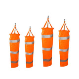 Maxbell 4Pcs Airport Windsock Outdoor Wind Sock Bag Reflective Belt Grommet 60-150cm