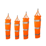 Maxbell 4Pcs Airport Windsock Outdoor Wind Sock Bag Reflective Belt Grommet 60-150cm